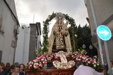 Misa y procesión de la Virgen de Telde en Los Llanos de Telde (Foto TA)